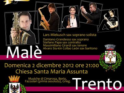 Milano Sax Quartet italy tour