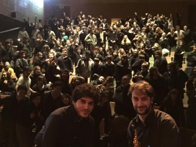 Conference in the Scuola Italiana in Santiago Chile